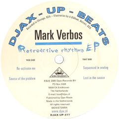 Mark Verbos - Mark Verbos - Retroactive Rhythms EP - Djax
