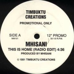 Mhisani - Mhisani - This Is Home - Timbuktu Creations