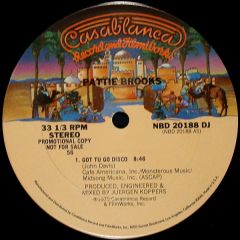 Pattie Brooks - Pattie Brooks - Got Tu Go Disco - Casablanca