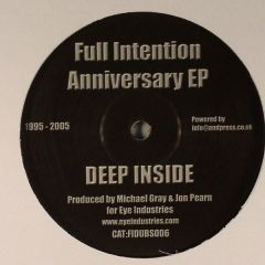 Full Intention - Full Intention - Anniversary EP - Eye Industries