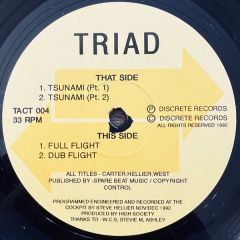 Triad - Triad - Tsunami - Discrete Records
