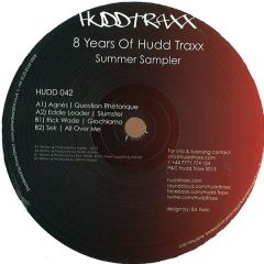 Various - Various - 8 Years Of Hudd Traxx Summer Sampler - Hudd Traxx