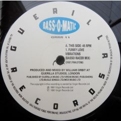 Bassomatic - Bassomatic - Funky Love Vibrations - Guerilla