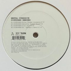 Mental Overdrive - Mental Overdrive - Diskodans (Remixes) - Smalltown Supersound