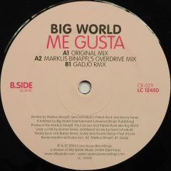 Big World - Big World - Me Gusta - Casa Rosso Recordings