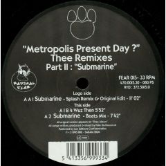 Felix Da Housecat - Felix Da Housecat - Metropolis Present Day? (Thee Remixes Part Two) - Radikal Fear