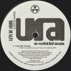 Quentin Harris  - Quentin Harris  - Let's Be Young - Un-Restricted Access