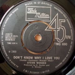 Stevie Wonder - Stevie Wonder - Don't Know Why I Love You - Motown