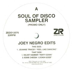 Various Artists - Various Artists - Soul Of Disco Sampler (Joey Negro Edits) - Z Records