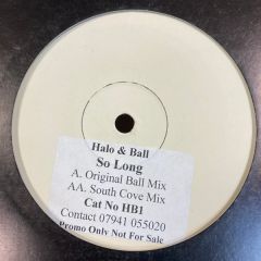 Halo & Ball - Halo & Ball - So Long - Hb 1