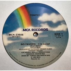 Temper  - Temper  - No Favors - MCA