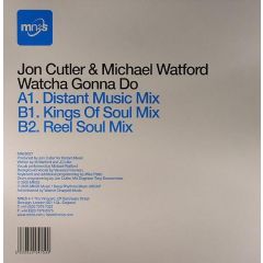 Jon Cutler Ft Michael Watford - Jon Cutler Ft Michael Watford - Watcha Gonna Do - Milk N 2 Sugars