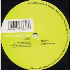 Powder Productions - Powder Productions - Nutonic - Glasgow Underground