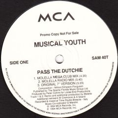 Musical Youth - Musical Youth - Pass The Dutchie (1994 Remixes) - MCA