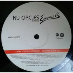 Nu Circles - Nu Circles - What You Need (Tonight) - Eastwest