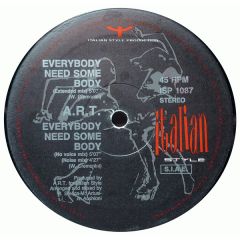 A.R.T. - A.R.T. - Everybody Need Somebody - Italian Style Production