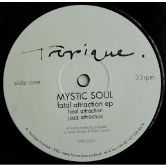 Mystic Soul - Mystic Soul - Fatal Attraction EP - Muzique Tropique