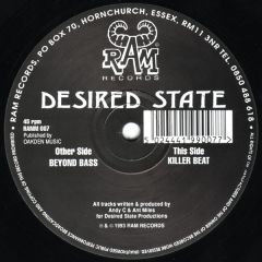 Desired State - Desired State - Beyond Bass (Desired State Remix) - Ram Records