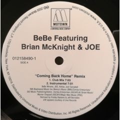 Bebe Ft Brian Mcknight & Joe - Bebe Ft Brian Mcknight & Joe - Coming Back Home - Motown