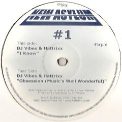 DJ Vibes & Hattrixx - DJ Vibes & Hattrixx - Obsession (Music's Well Wonderful) / I Know - New Asylum