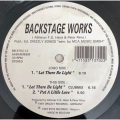 Backstage Works - Backstage Works - Let There Be Light - Byte Blue