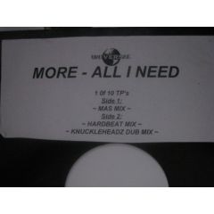 More - More - All I Need - MCA Records