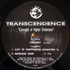 Transcendence - Transcendence - Concepts Of A Higher Dimension - Strobe