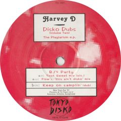 Harvey D - Harvey D - Disko Dubs (Volume Two) - Tokyo Disko