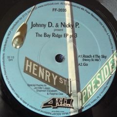Johnny D & Nicky P - Johnny D & Nicky P - The Bay Ridge EP (Part 3) - 4th Floor