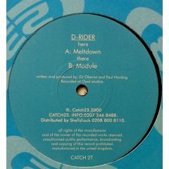 D-Rider - D-Rider - Meltdown / Module  - Catch23