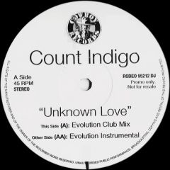 Count Indigo - Count Indigo - Unknown Love - Cowboy Records