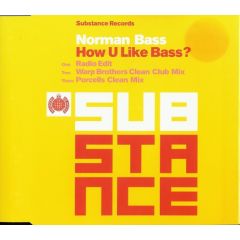 Norman Bass - Norman Bass - How U Like Bass? - Substance Records