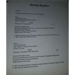 Eddy Grant - Eddy Grant - Electric Avenue DJ Cync Mixes - Strictly Rhythm