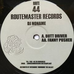 DJ Noname - DJ Noname - Butt Driver - Routemaster