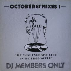 Various Artists - Various Artists - October 87 - Mixes 1 - DMC