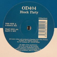 Od 404 - Od 404 - Block Party - Tripoli Trax