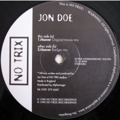 Jon Doe - Jon Doe - Hoover - No Trix