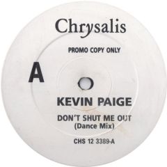 Kevin Paige - Kevin Paige - Don't Shut Me Out - Chrysalis
