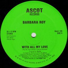 Barbara Roy - Barbara Roy - With All My Love - Ascot Records