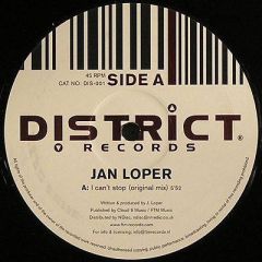 Jan Loper - Jan Loper - I Can't Stop - District Records