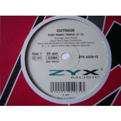 Outrage - Outrage - That Piano Track - ZYX