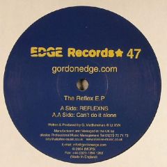 Gordon Edge - Gordon Edge - The Reflex E.P - Edge Records