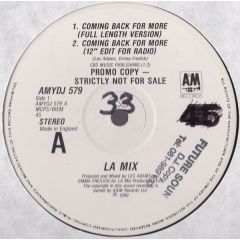 L.A. Mix - L.A. Mix - Coming Back For More - A&M Records