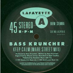 Bass Kruncher - Bass Kruncher - Keep Calm - Lafayette