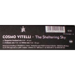 Cosmo Vitelli - Cosmo Vitelli - The Sheltering Sky - Roughmix