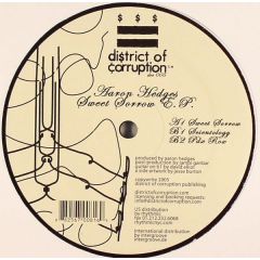 Aaron Hedges - Aaron Hedges - Sweet Sorrow EP - District Of Corruption