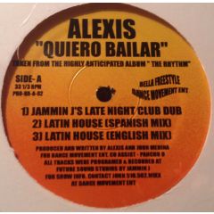 Alexis - Alexis - Quiero Bailar - Bella Records