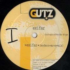 C.P. One - C.P. One - Exifar - Gutz Records