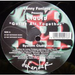 Lenny Fontana Presents Liquid - Lenny Fontana Presents Liquid - Got It All Together - Defender