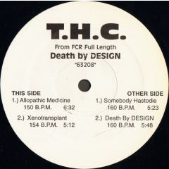 T.H.C. - T.H.C. - Death By Design Sampler - Fifth Colvmn Records